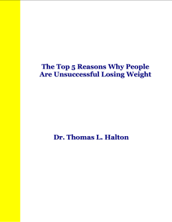 The Top 5 Reasons Why People Are Unsuccessful Losing Weight Dr