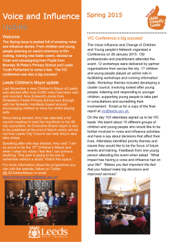 Spring 2015 Newsletter