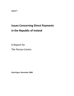 information on Direct Payments
