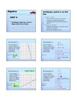 Algebra - TeacherPage.com