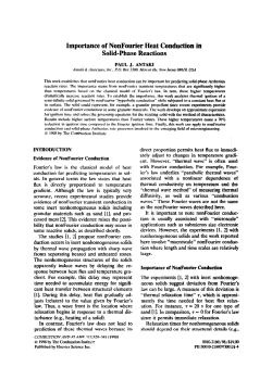 Importance of NonFourier Heat Conduction in Solid