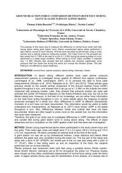 Article ISBS Falda Thomas vf - 33rd International Conference on