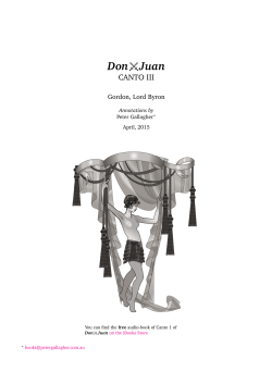 Lord Byron`s `Don Juan`