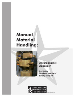 Manual Material Handling