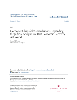 Corporate Charitable Contributions