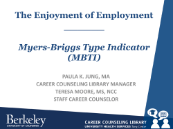 The Enjoyment of Employment Myers