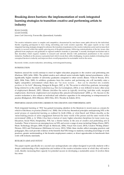 Breaking down barriers: the implementation of work integrated