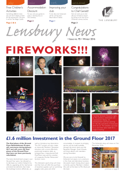 The Lensbury News Winter Issue