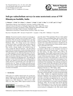 Soil-gas radon/helium