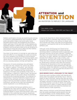 an invitation to reflect on language