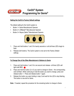 Car2U Instructions