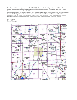 Town of Randolph History From 1873