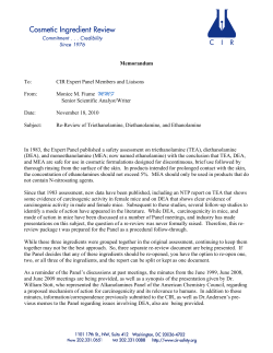 PDF - Cosmetic Ingredient Review