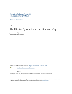 The Effect of Symmetry on the Riemann Map