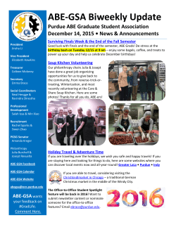 ABEGSA Newsletter 121415 - Purdue College of Engineering