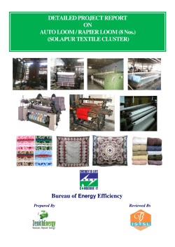 DETAILED PROJECT REPORT ON AUTO LOOM