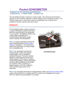 Pocket GONIOMETER