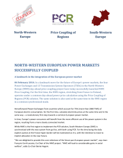north-western european power markets successfully