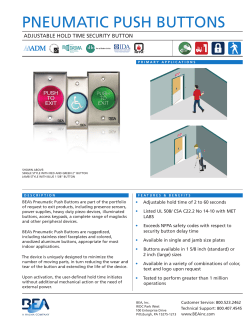 2 MB 14th Mar 2016 BEA Pneumatic Push Buttons Adjustable Hold