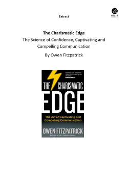 The Charismatic Edge The Science of Confidence, Captivating and