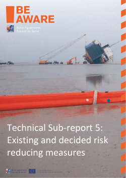 Technical Sub-report 5: Existing and decided risk