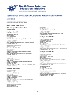 Library of Aviation Employers