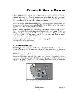 chapter 8: medical factors