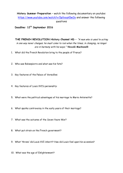 History Summer Preparation &ndash; watch the following documentary on