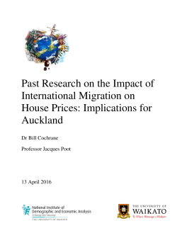 Past Research on the Impact on International Migration on