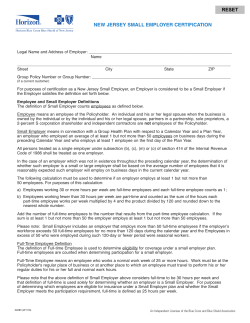 new jersey small employer certification
