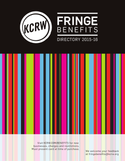 fringe - KCRW.com