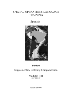 Spanish - Joint Language University