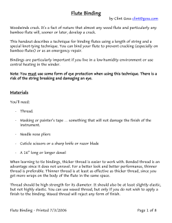 Flute Binding Flute Binding