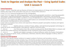 Tools Historians Use to Analyze and Organize Information