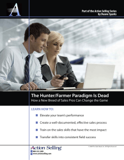 The Hunter Farmer Paradigm is Dead
