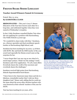 DNRonline : Friends Share Simms Limelight