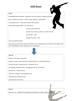 GCSE Dance - Budehaven Community School