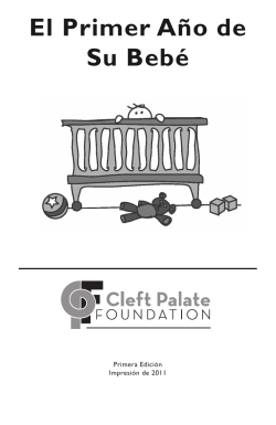 El Primer A&ntilde;o de su Beb&eacute; - Cleft Palate Foundation