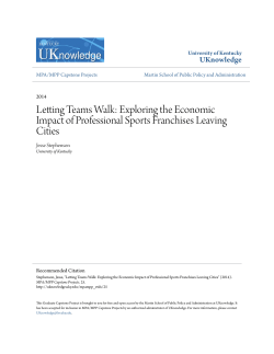 Letting Teams Walk: Exploring the Economic Impact