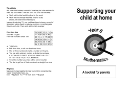 Supporting your child at home