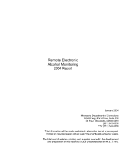 REAM Report 2004 - Minnesota Legislature