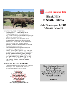 Black Hills of South Dakota