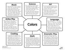 Colors - Lakeshore Learning