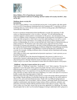 de presentatie bijdrage over Multiloog