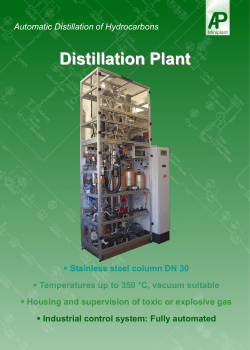 Distillation Plant - AP