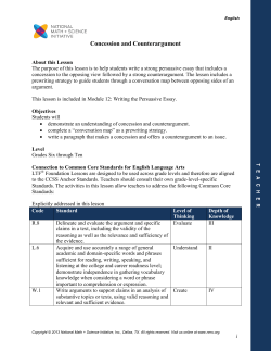 09Concession and Counterargument TO