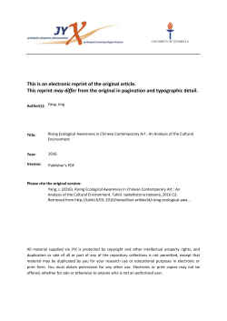 This is an electronic reprint of the original article. This reprint may