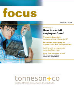 How to curtail employee fraud