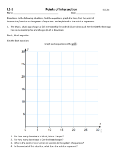 L1-3 Points of Intersection