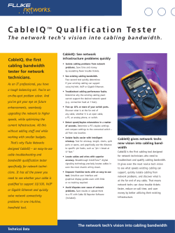 - Fluke Networks